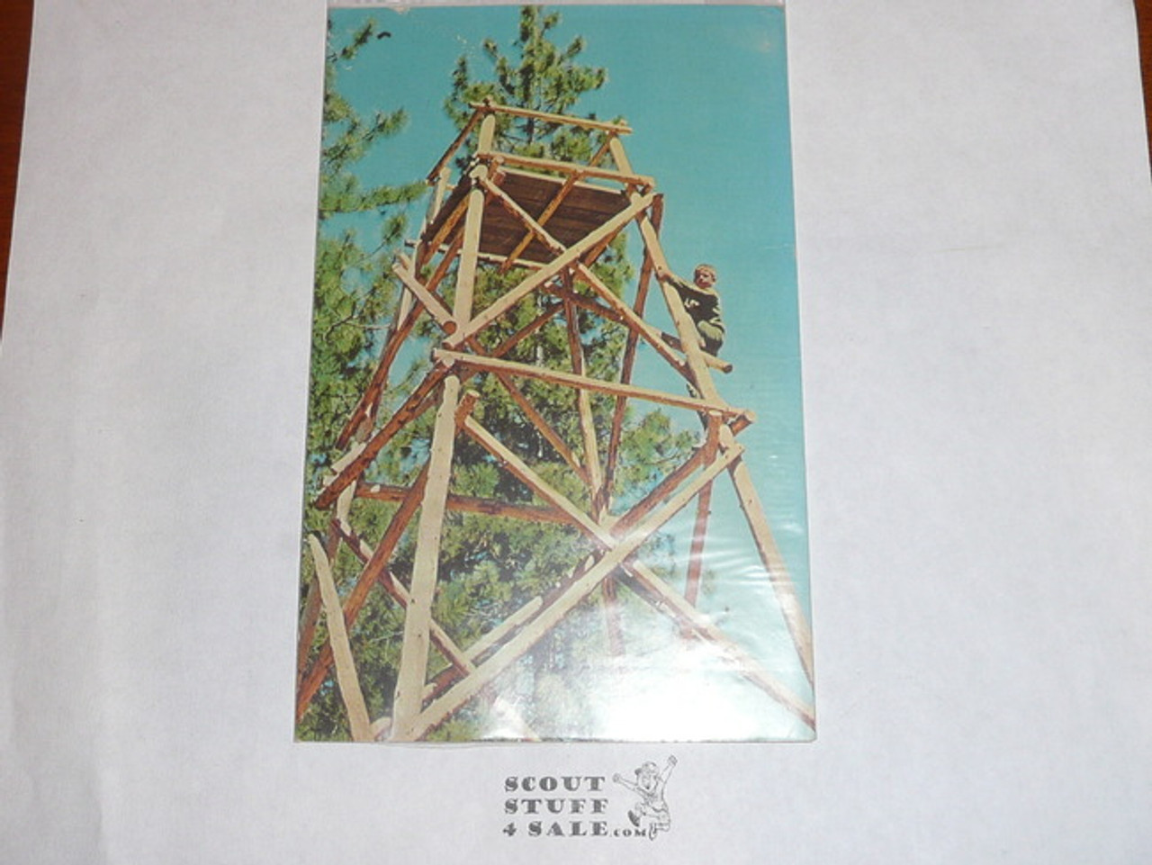 Camp Chawanakee Signal Tower Post card, 1960's or 70's
