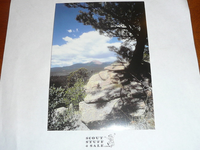 Philmont Scout Ranch Post card, Baldy Mountain View #2
