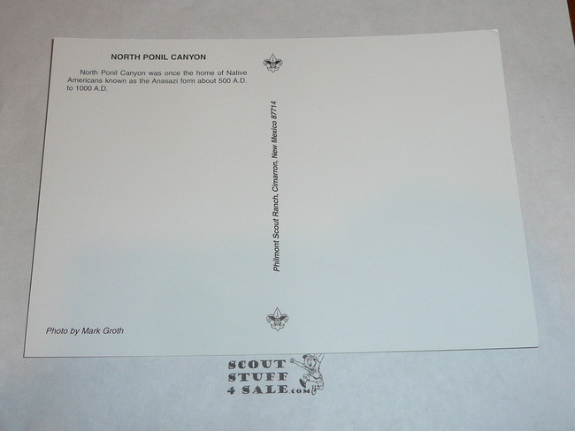 Philmont Scout Ranch Post card, North Ponil Canyon