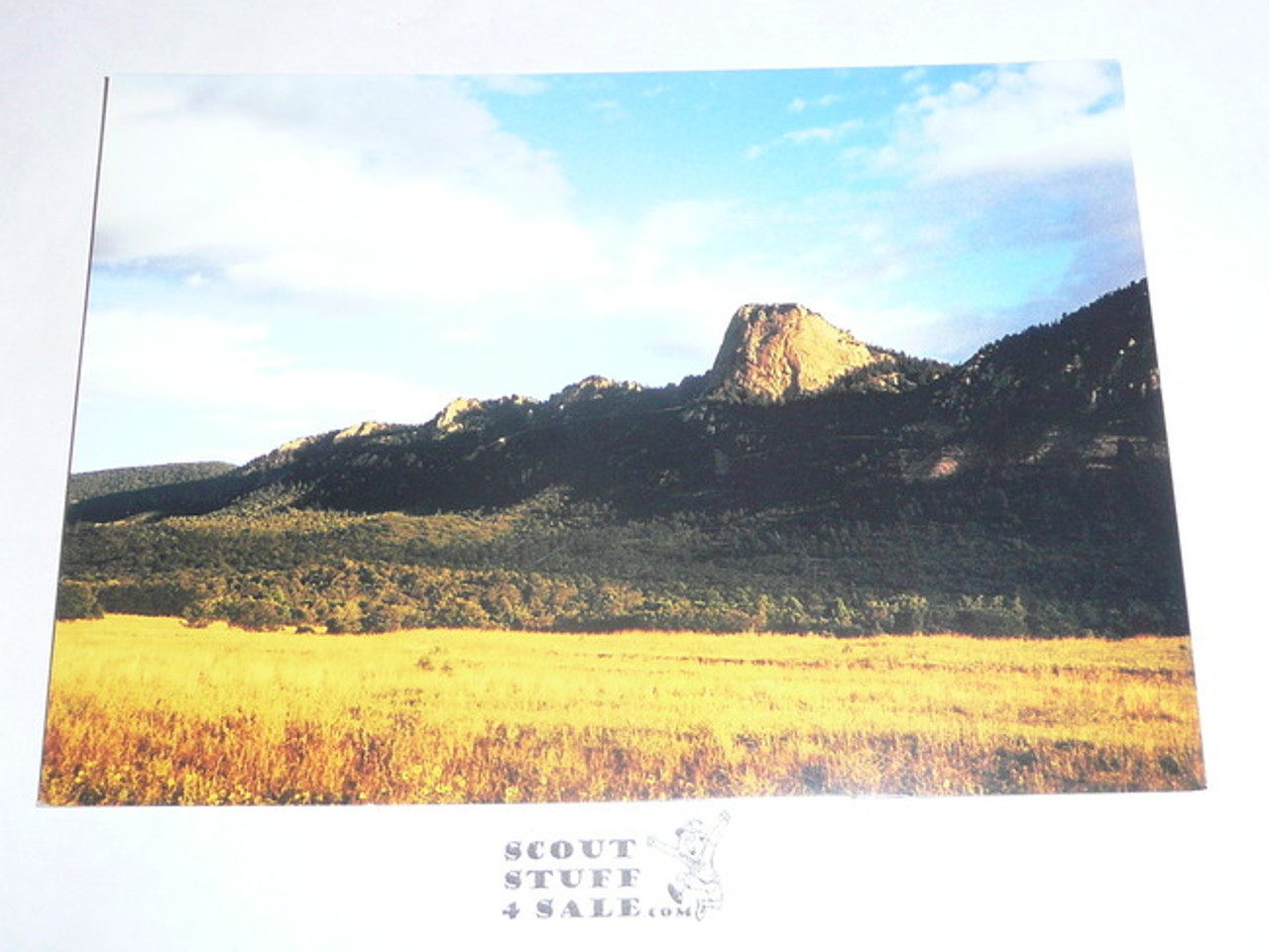 Philmont Scout Ranch Post card, Tooth of Time Ridge at Sunrise