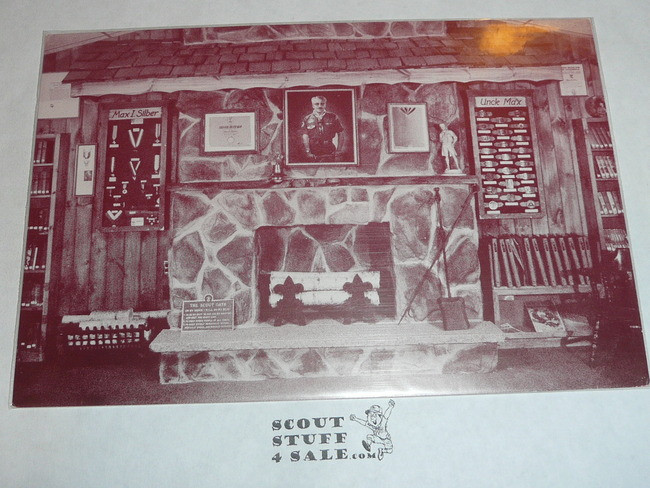 Lawrence Lee Scouting Museum Post card, Max Silber Library Area