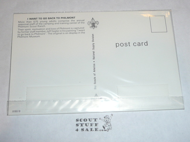 Philmont Scout Ranch Post card, I want to go back to Philmont, 1950's-80's