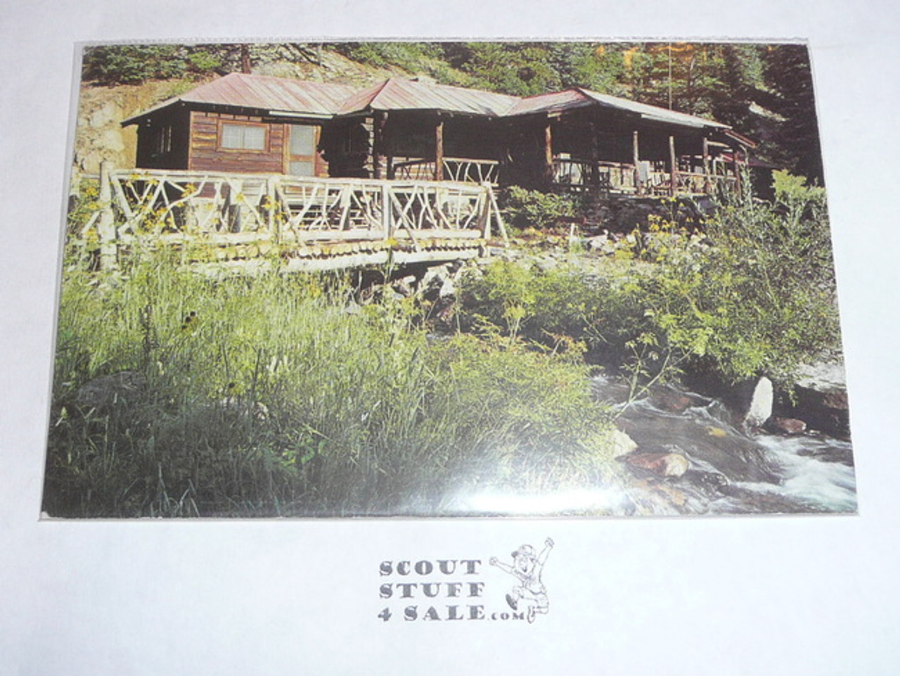 Philmont Scout Ranch Post card, Fish Camp, 1982