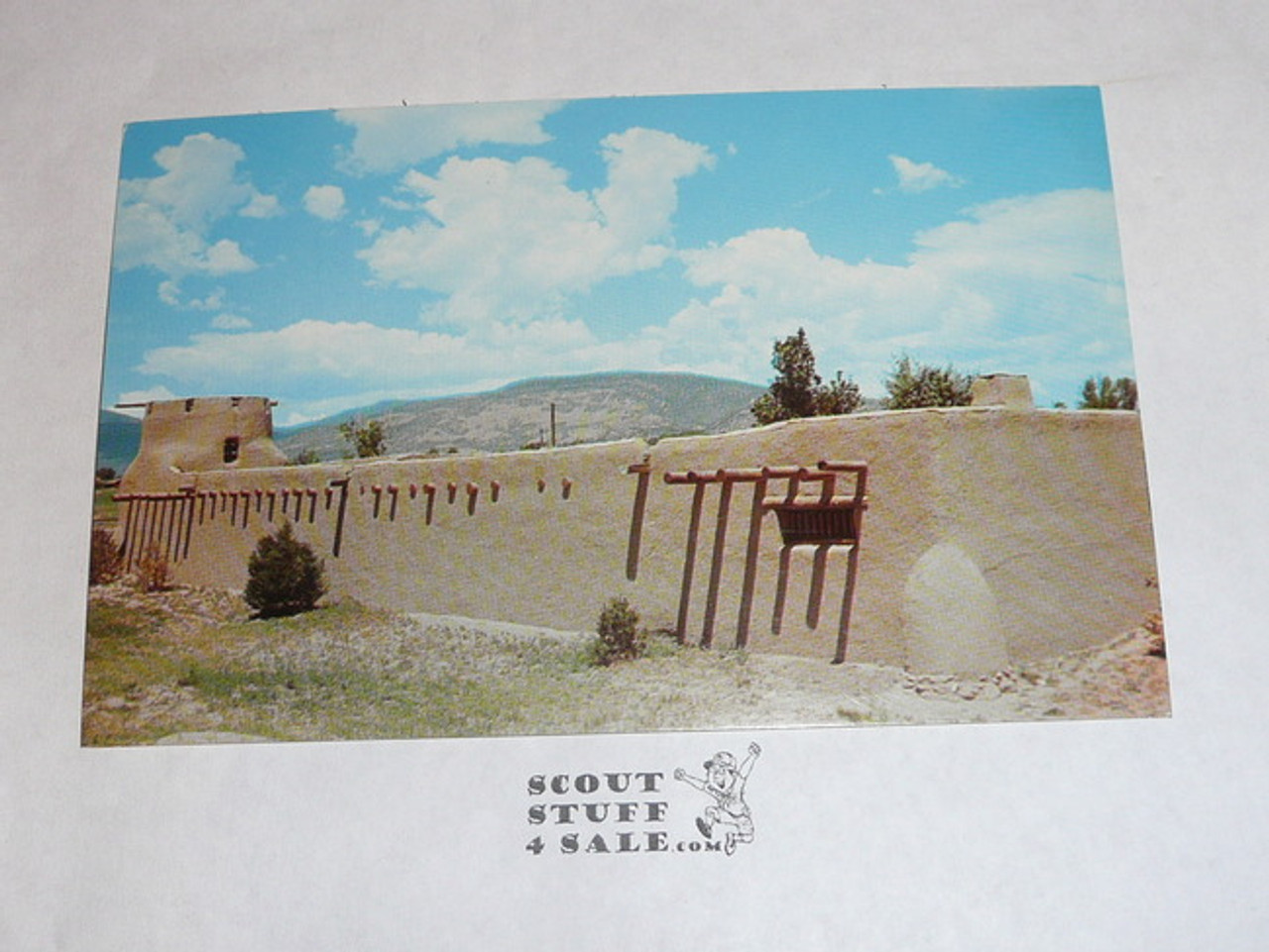 Philmont Scout Ranch Post card, Kit Carson Museum, 1950's-80's