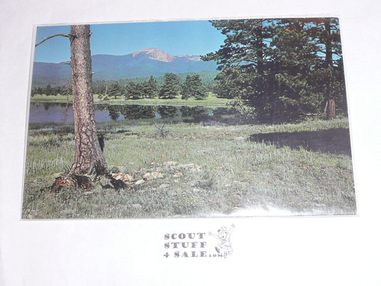 Philmont Scout Ranch Post card, Baldy Mountain, 1950's-80's