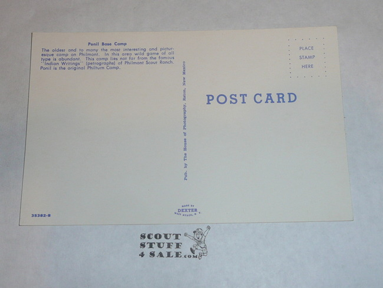 Philmont Scout Ranch Post card, Ponil Base Camp, 1950's-80's