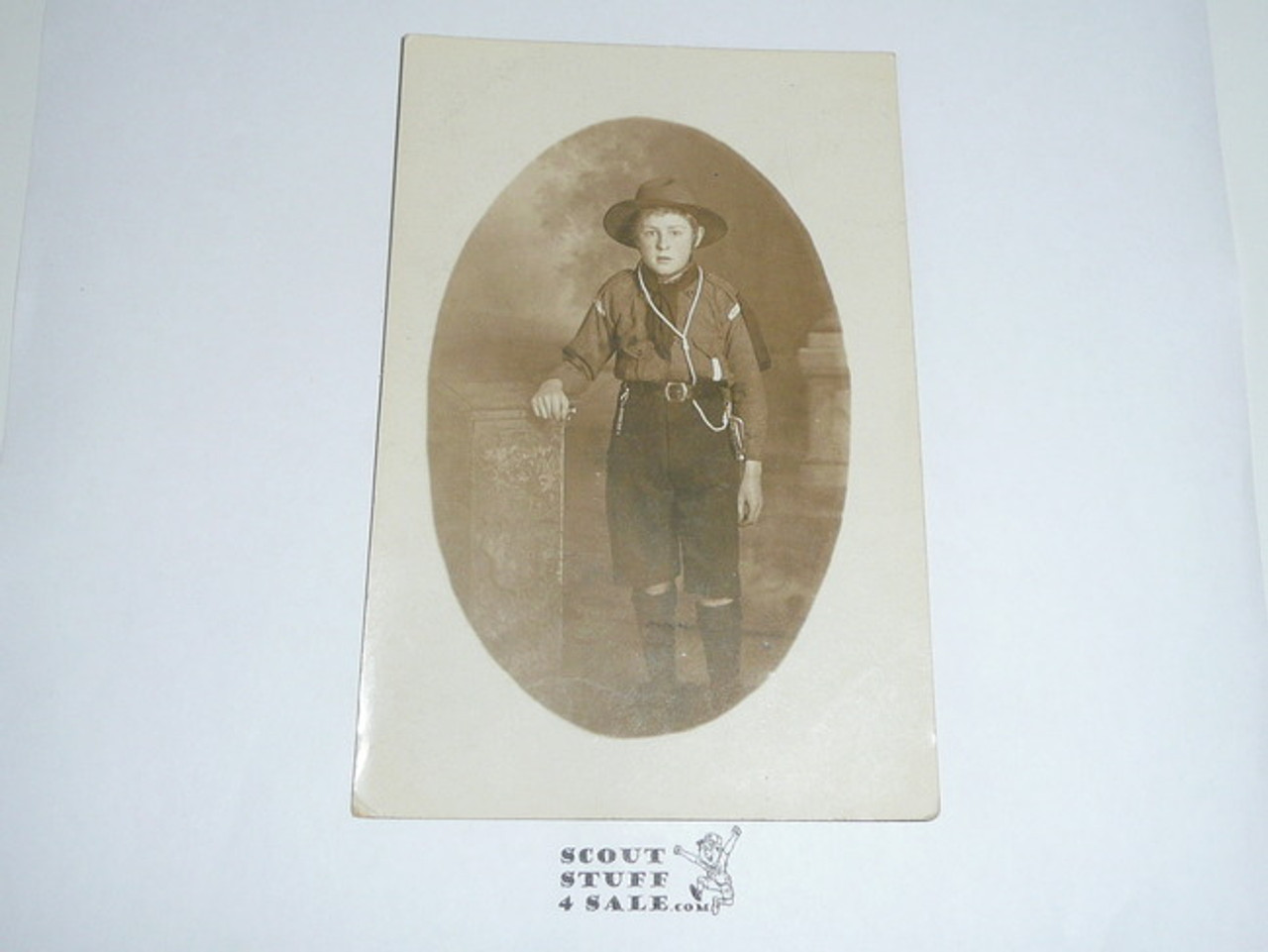 Teen's Photo Postcard A Boy Scout