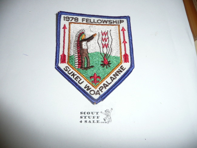 Order of the Arrow Lodge #482 Black Eagle 1978 Fellowship Patch