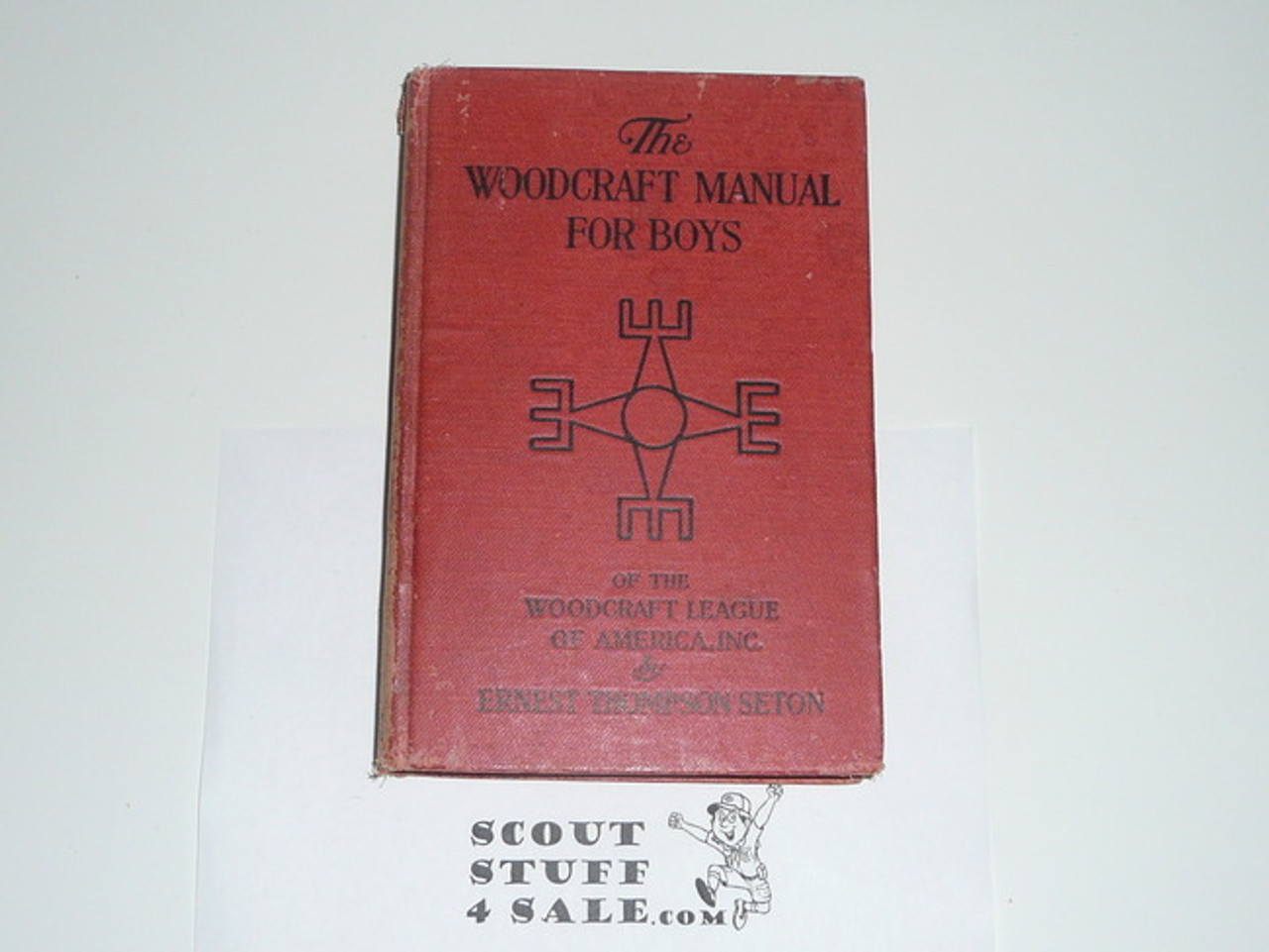 1920 The Woodcraft Manual for Boys of the Woodcraft League, Hardbound, Spine Wear, By Ernest Thompson Seton