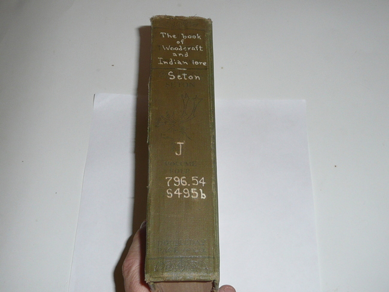 1925 The Book of Woodcraft and Indian Lore, By Ernest Thompson Seton, Library binding