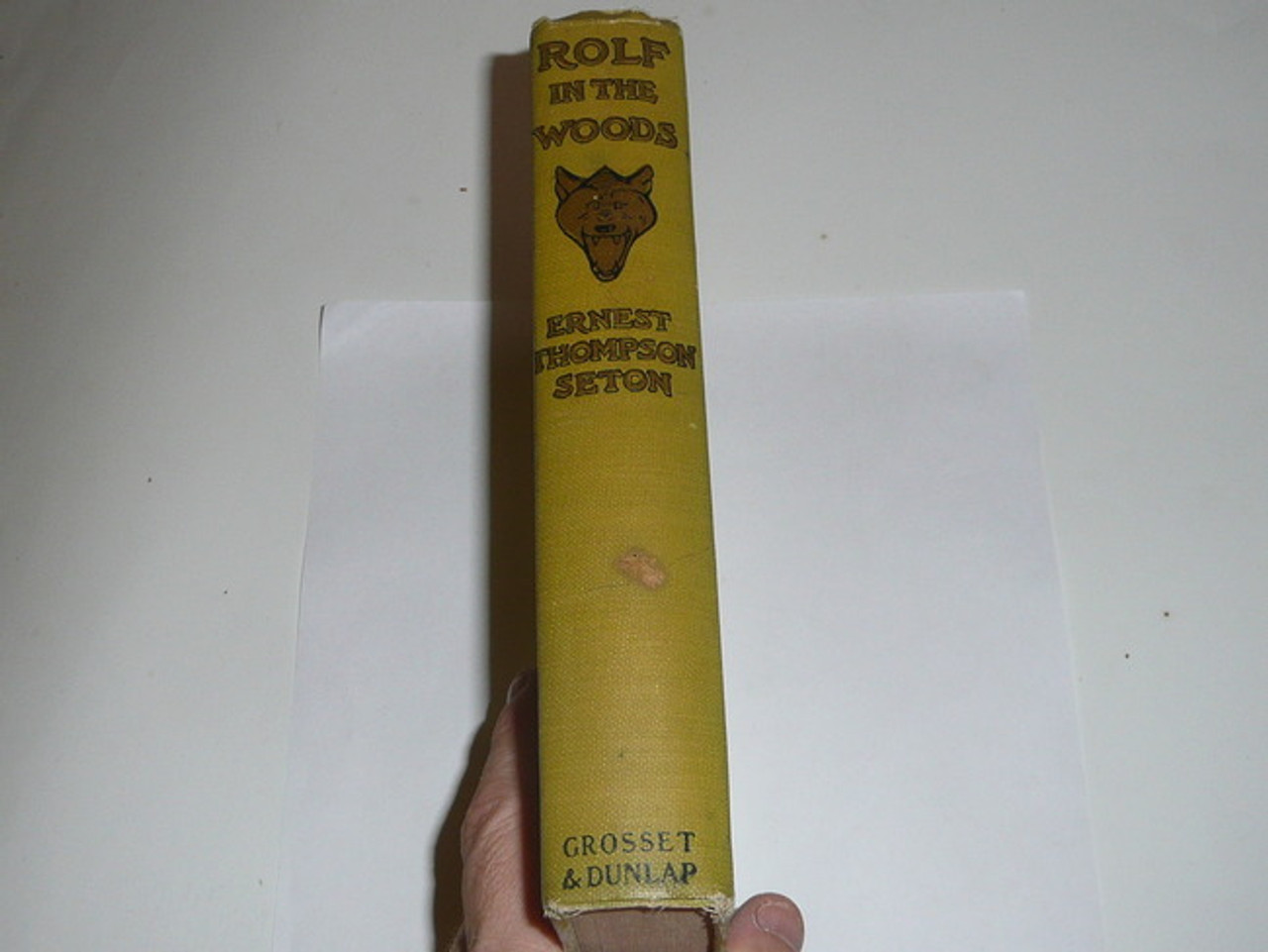 1911 Rolf in the Woods, By Ernest Thompson Seton, first printing, dedicated to the Boy Scouts of America