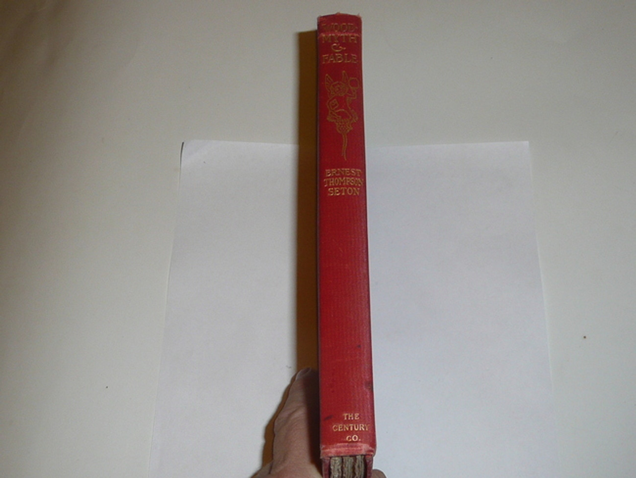 1905 Woodmyth & Fable, By Ernest Thompson Seton, First printing