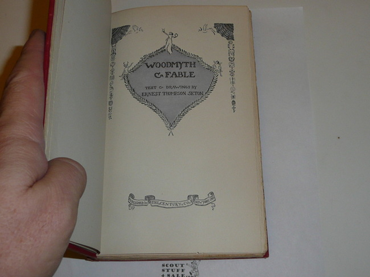 1905 Woodmyth & Fable, By Ernest Thompson Seton, First printing