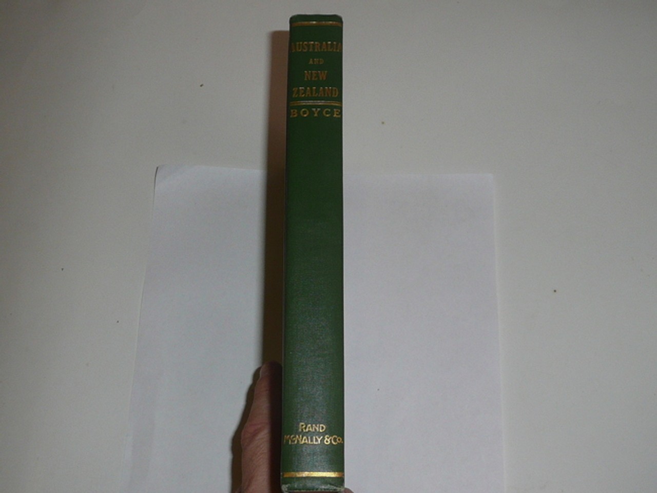 1922 Illustrated Australia and New Zealand, By William D. Boyce, Signed and presented by Author