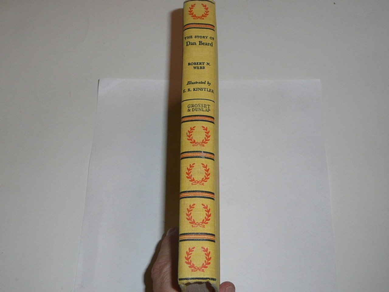 1958 The Story of Dan Beard, By Robert Webb, First printing, water damage