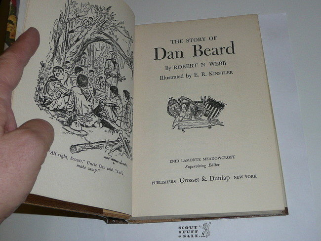 1958 The Story of Dan Beard, By Robert Webb, First printing, MINT with Dust Jacket