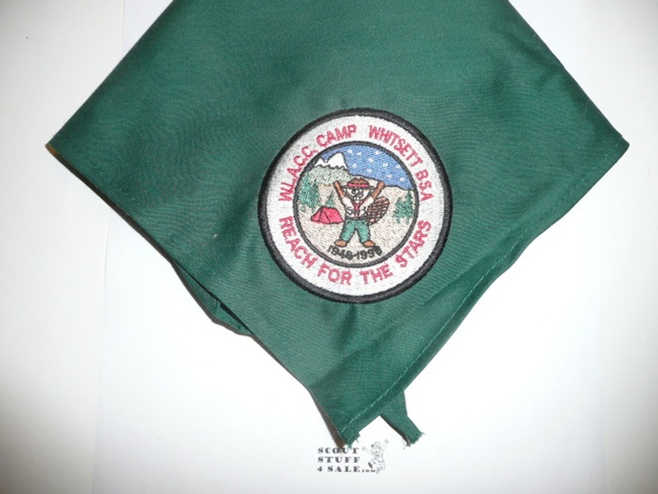 1996 Camp Whitsett Embroidered Neckerchief, 50th Anniversary