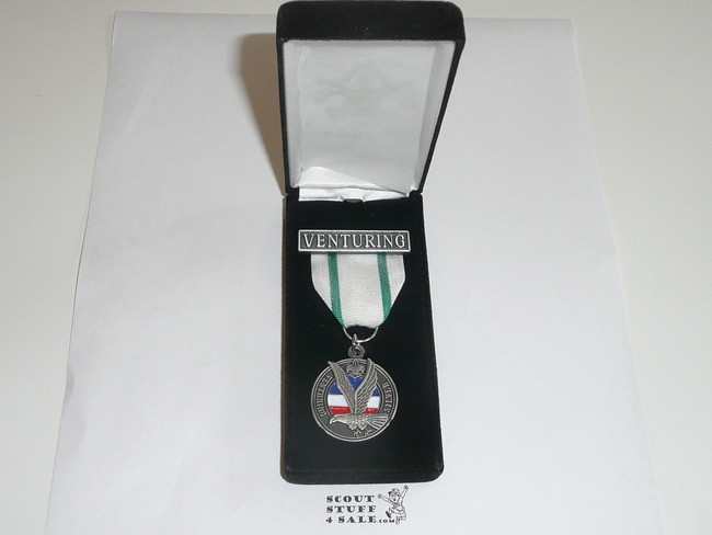 Venturing Silver Award, In Presentation Box, Sterling Silver