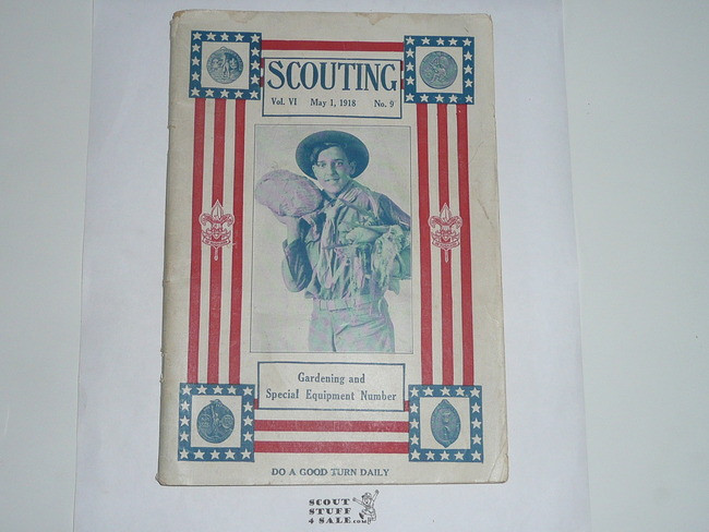 1918, Boy Scout Equipment Catalog, Scouting Magazine May 1st
