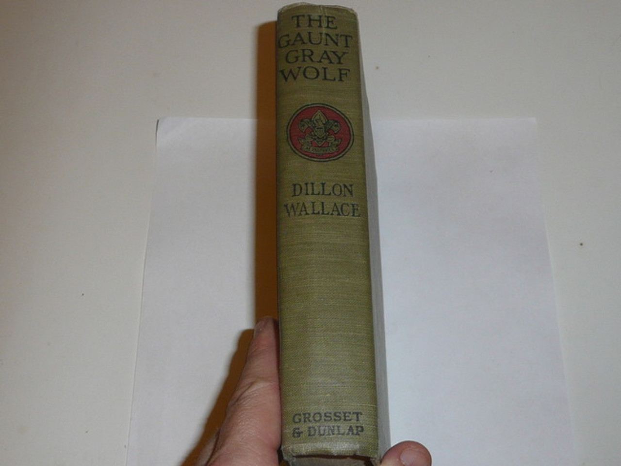 The Gaunt Gray Wolf, By Dillion Wallace, 1914, Every Boy's Library Edition, Type Two Binding