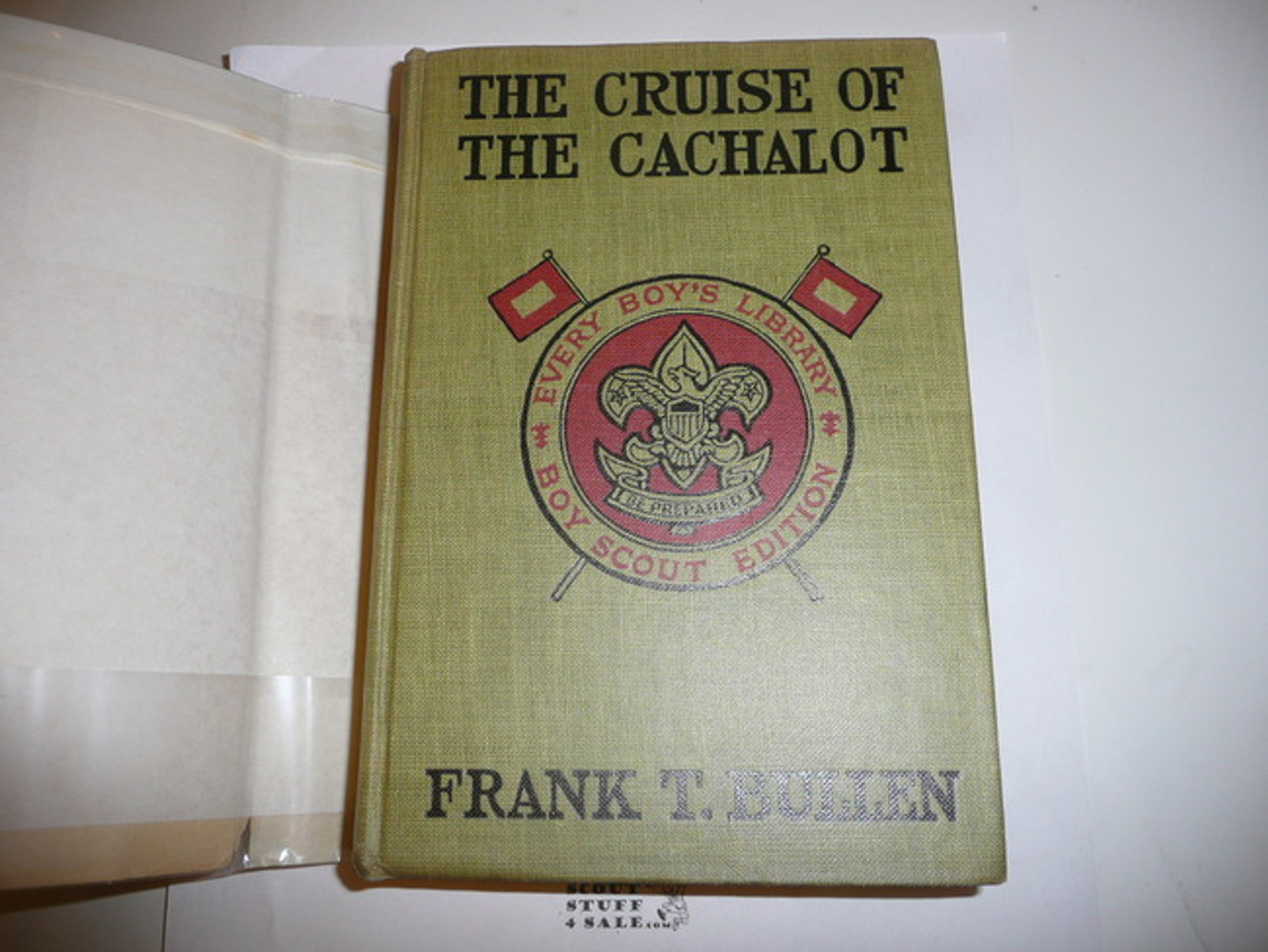 The Cruise of the Chachalot, By Frank T. Bullen, 1913, Every Boy's Library Edition, Type Two Binding, with dust jacket #2