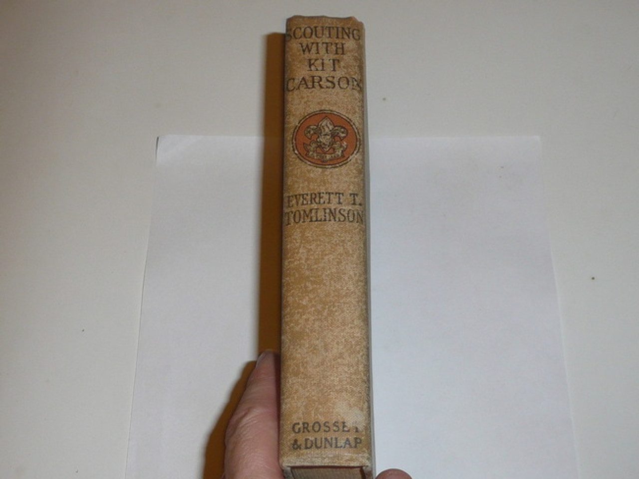 Scouting With Kit Carson, Everett T. Tomlinson, 1916, Every Boy's Library Edition, Type Two Binding