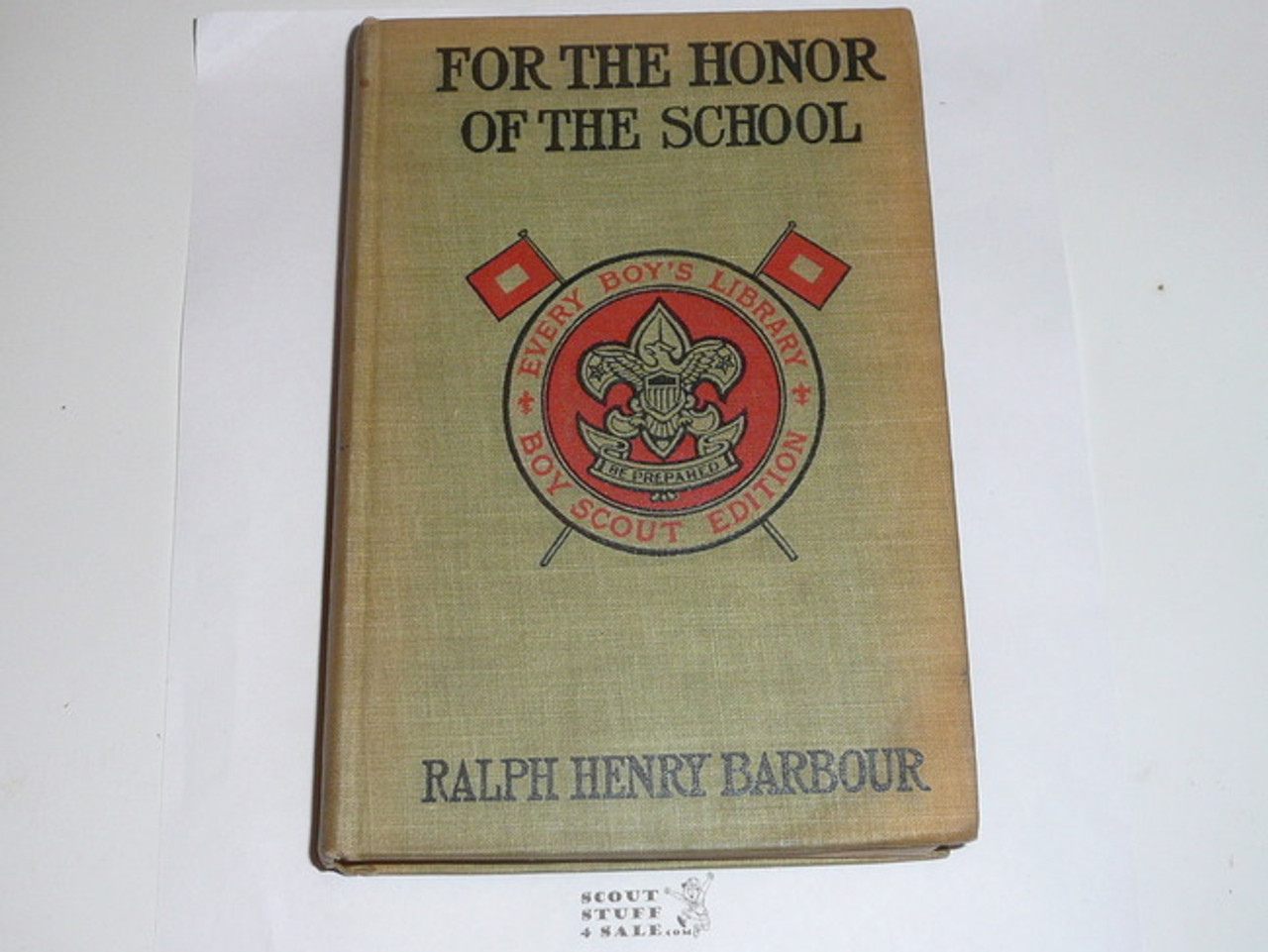 For the Honor of the School, By Ralph Henry Barbour, 1913, Every Boy's Library Edition, Type Two Binding