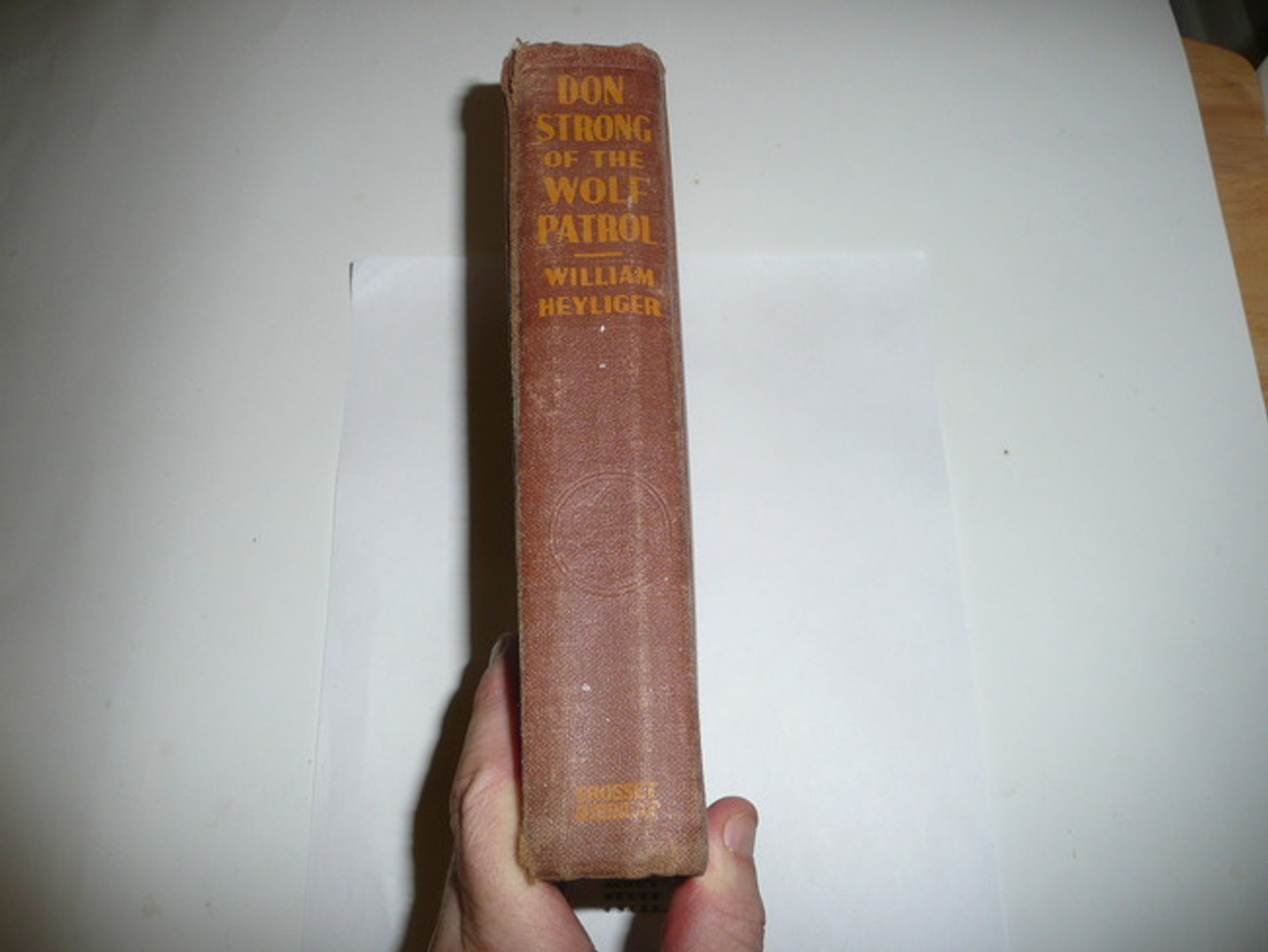 Don Strong of the Wolf Patrol, By William Heyliger, 1916, Every Boy's Library Edition, Type Three Binding