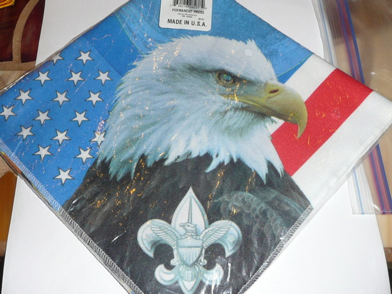 2005 National Jamboree Litho Eagle Neckerchief, sold out in one day