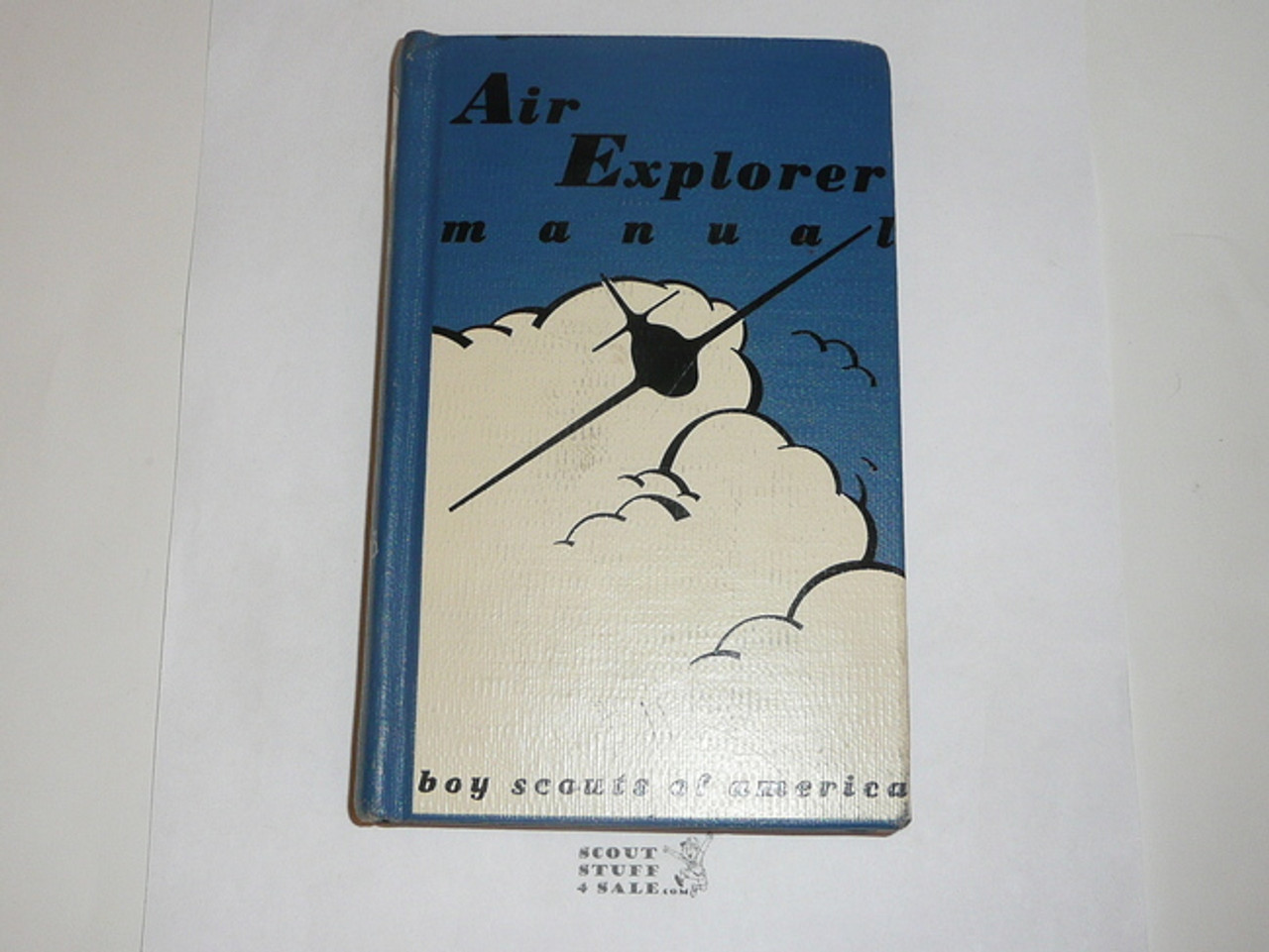 1958 Air Explorer Manual. Air Scout, Second Edition, May 1958 Printing, RARE Official Library Bound Printing