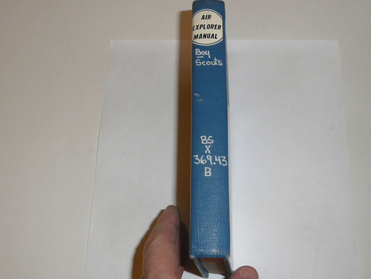 1958 Air Explorer Manual. Air Scout, Second Edition, May 1958 Printing, RARE Official Library Bound Printing