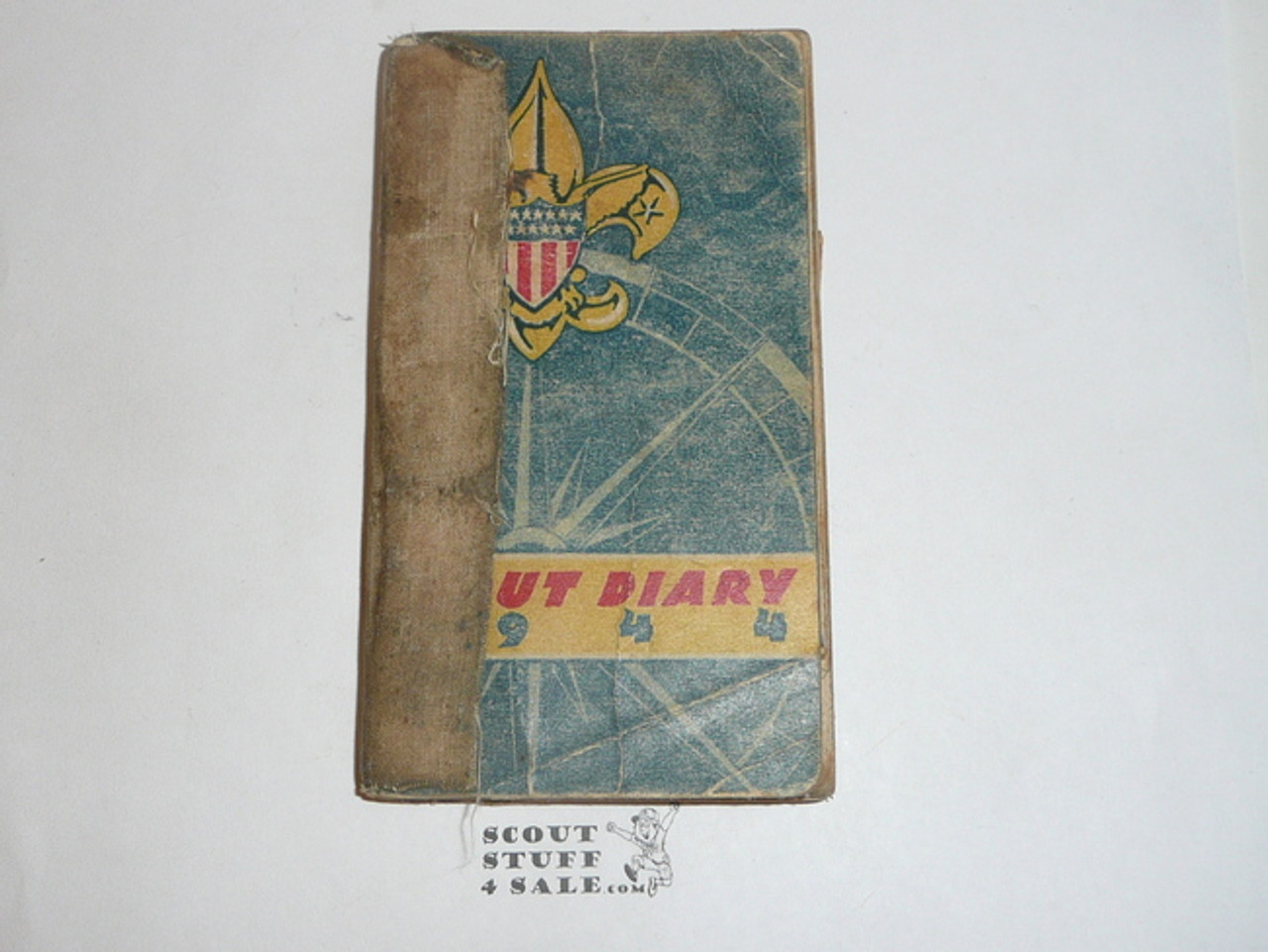 1944 Boy Scout Diary, taped spine and some wear