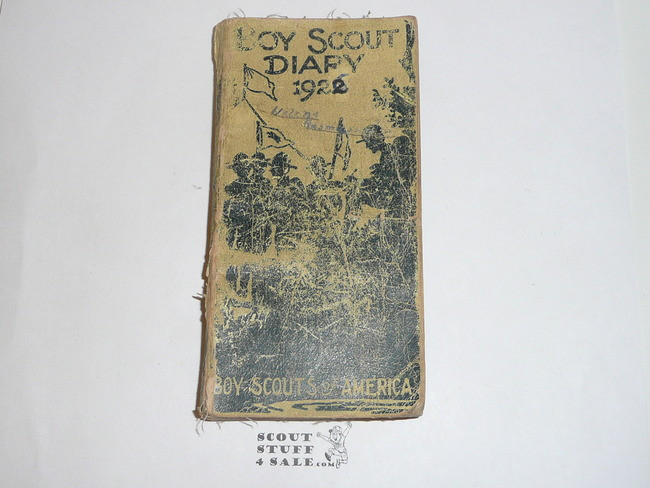 1922 Boy Scout Diary, used
