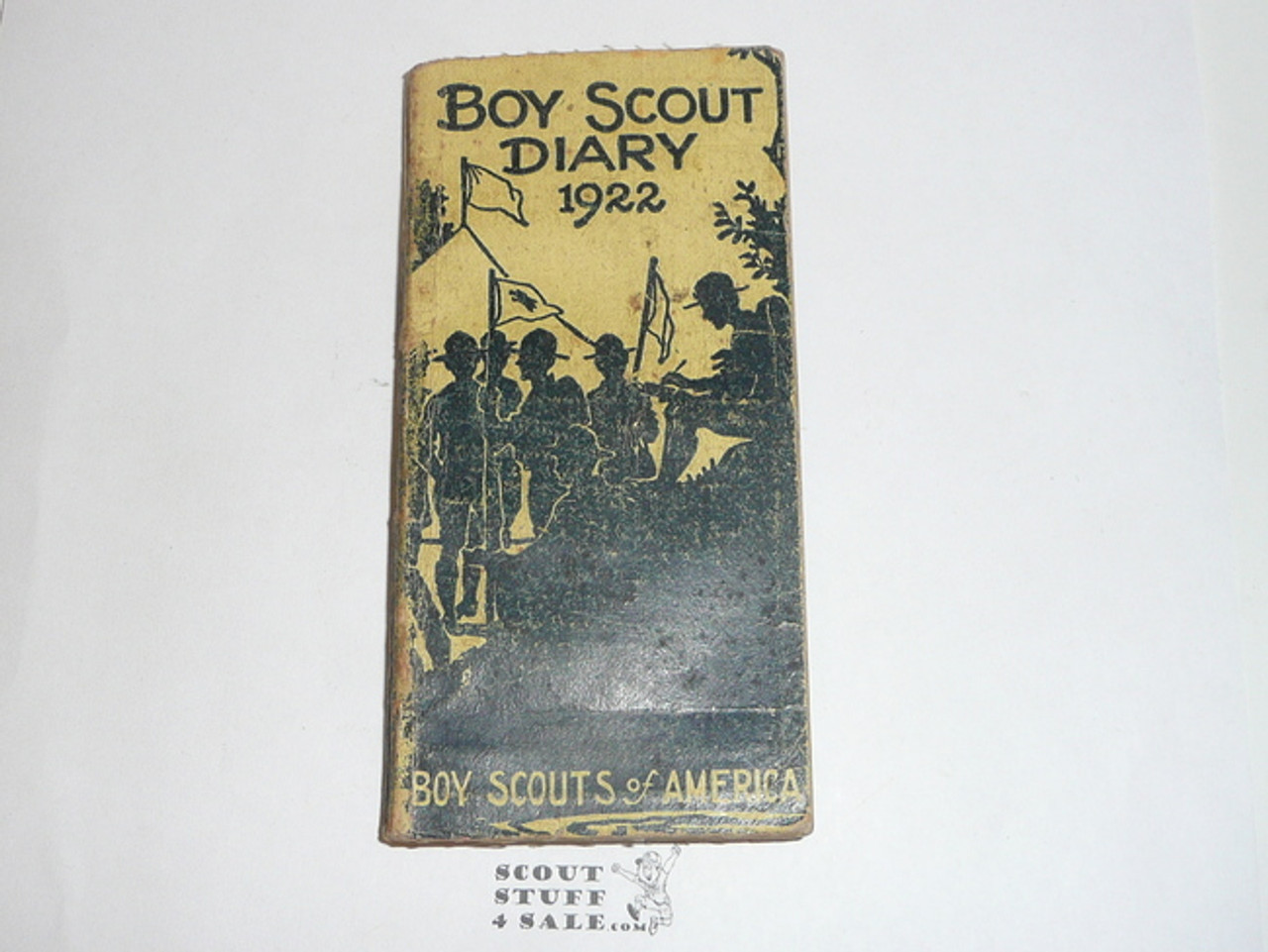 1922 Boy Scout Diary, lt wear