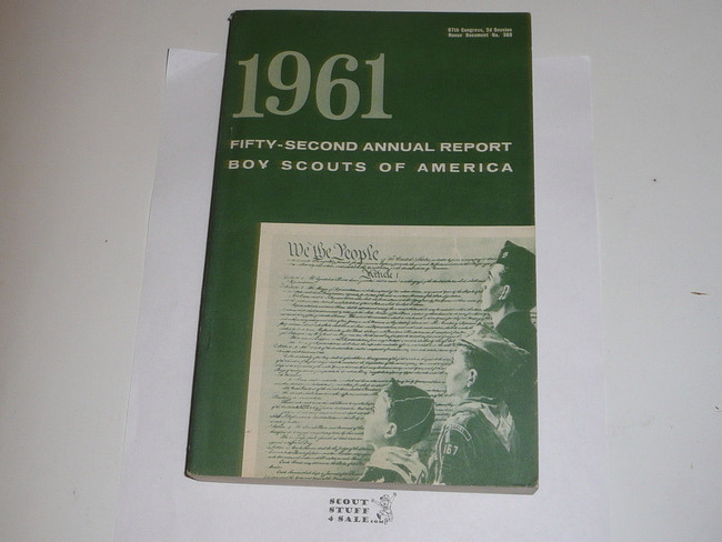 1961 Boy Scouts of America Annual Report to Congress