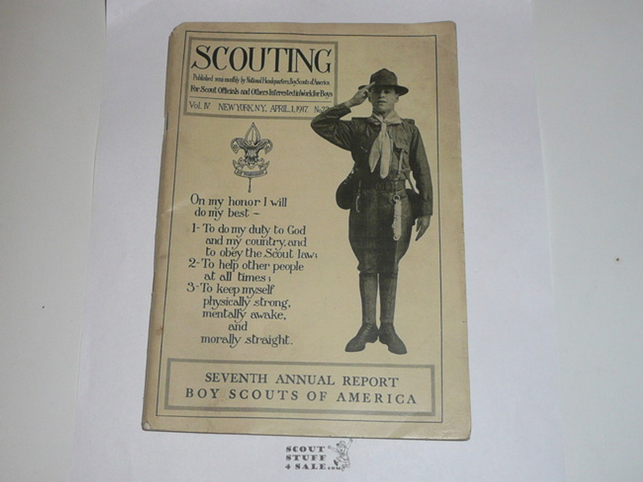 1917 Boy Scouts of America Annual Report to Congress