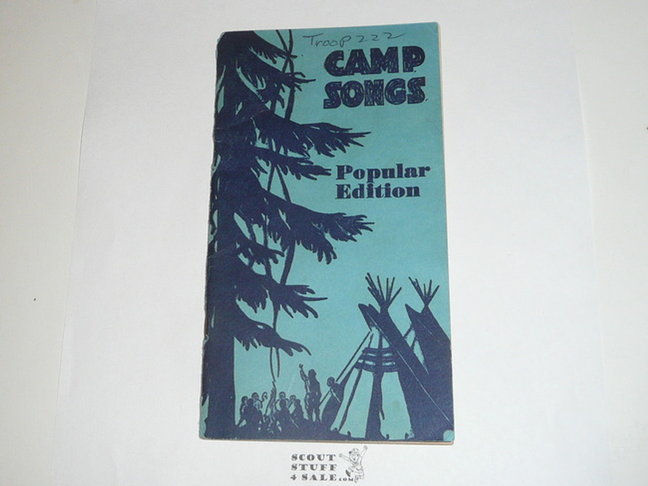 1938 Camp Songs, Boy Scouts, blue cover