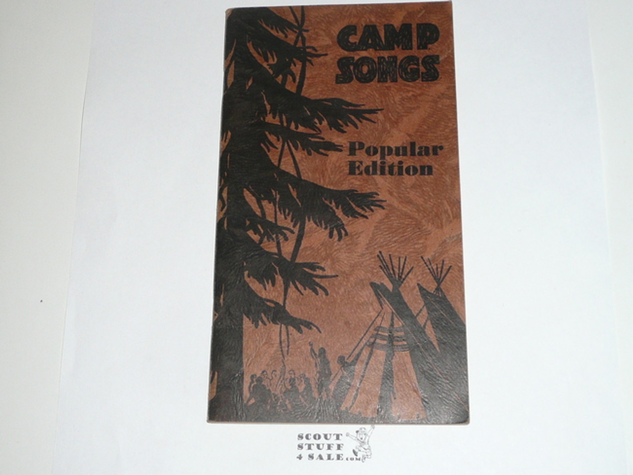 1938 Camp Songs, Boy Scouts, brown cover