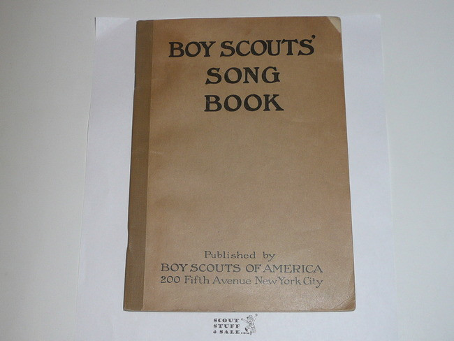 1913 Boy Scout Songbook, First Printing