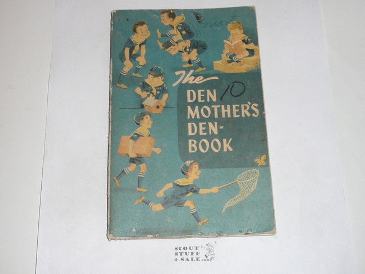 1958 Den Mother's Denbook, Cub Scout, 9-58 Printing