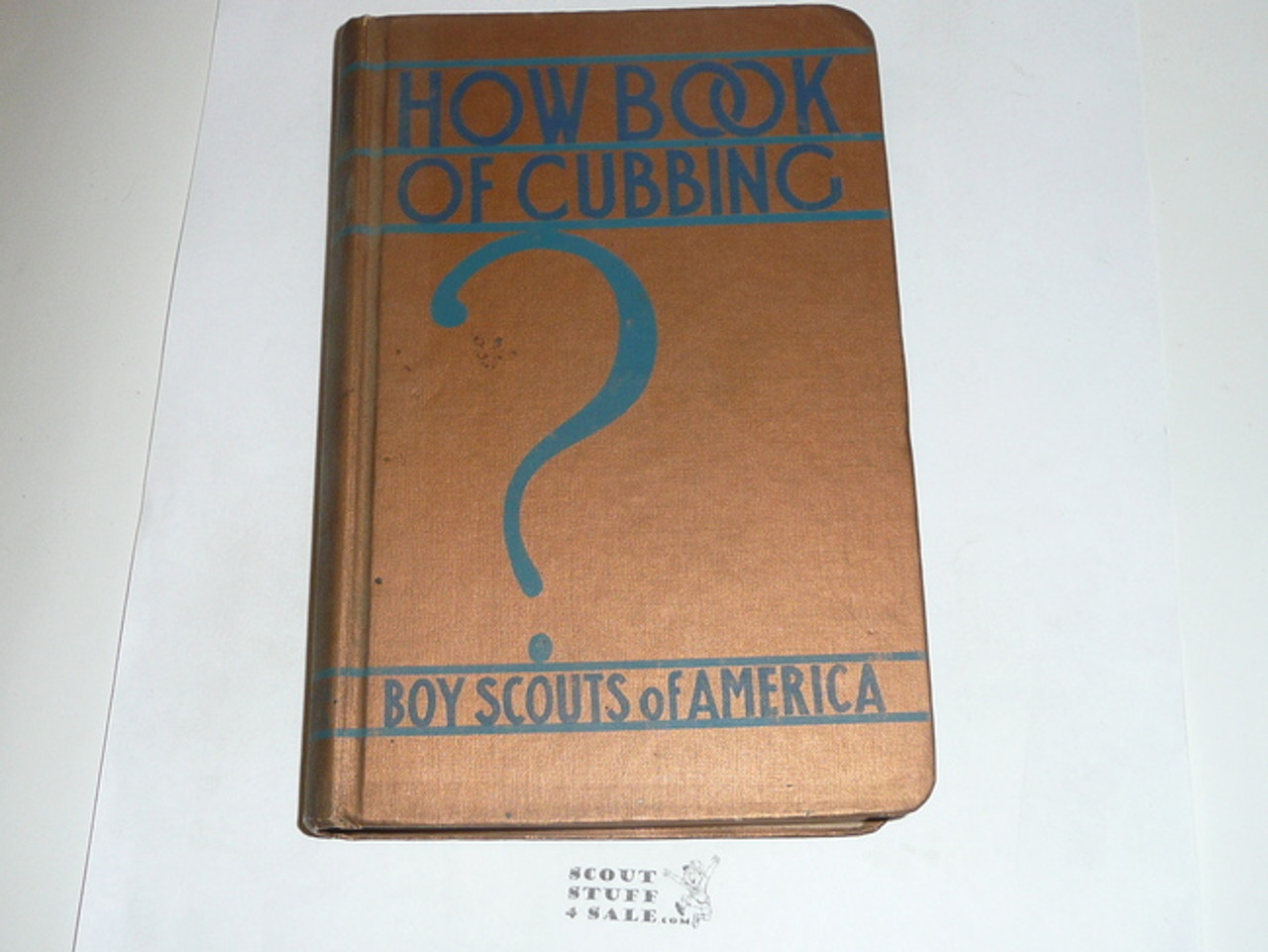 1938 How Book of Cubbing, Cub Scout, First Printing