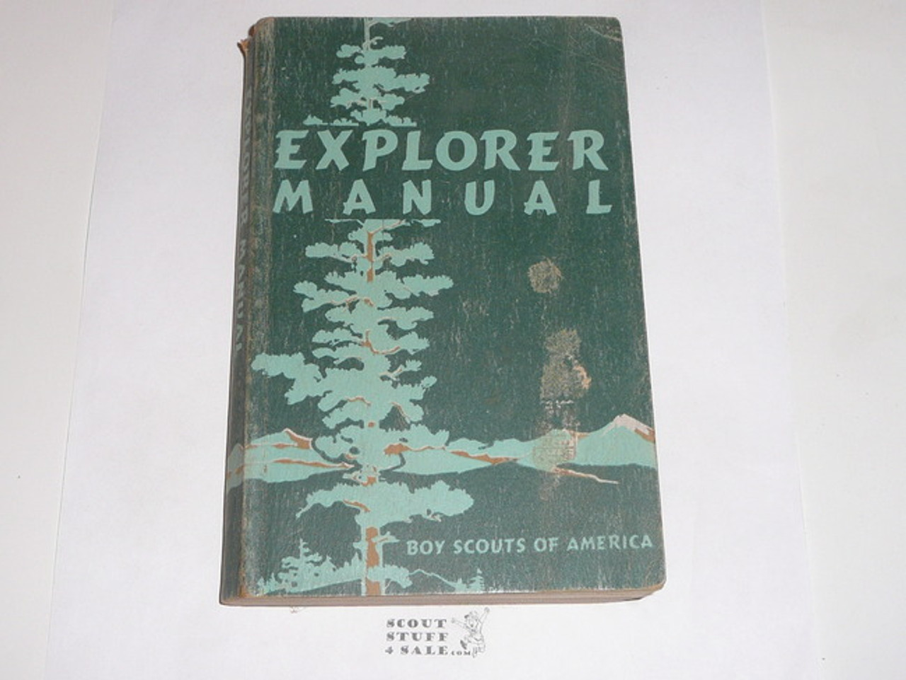 1957 Explorer Scout Manual, First Edition, 1957 Printing, used