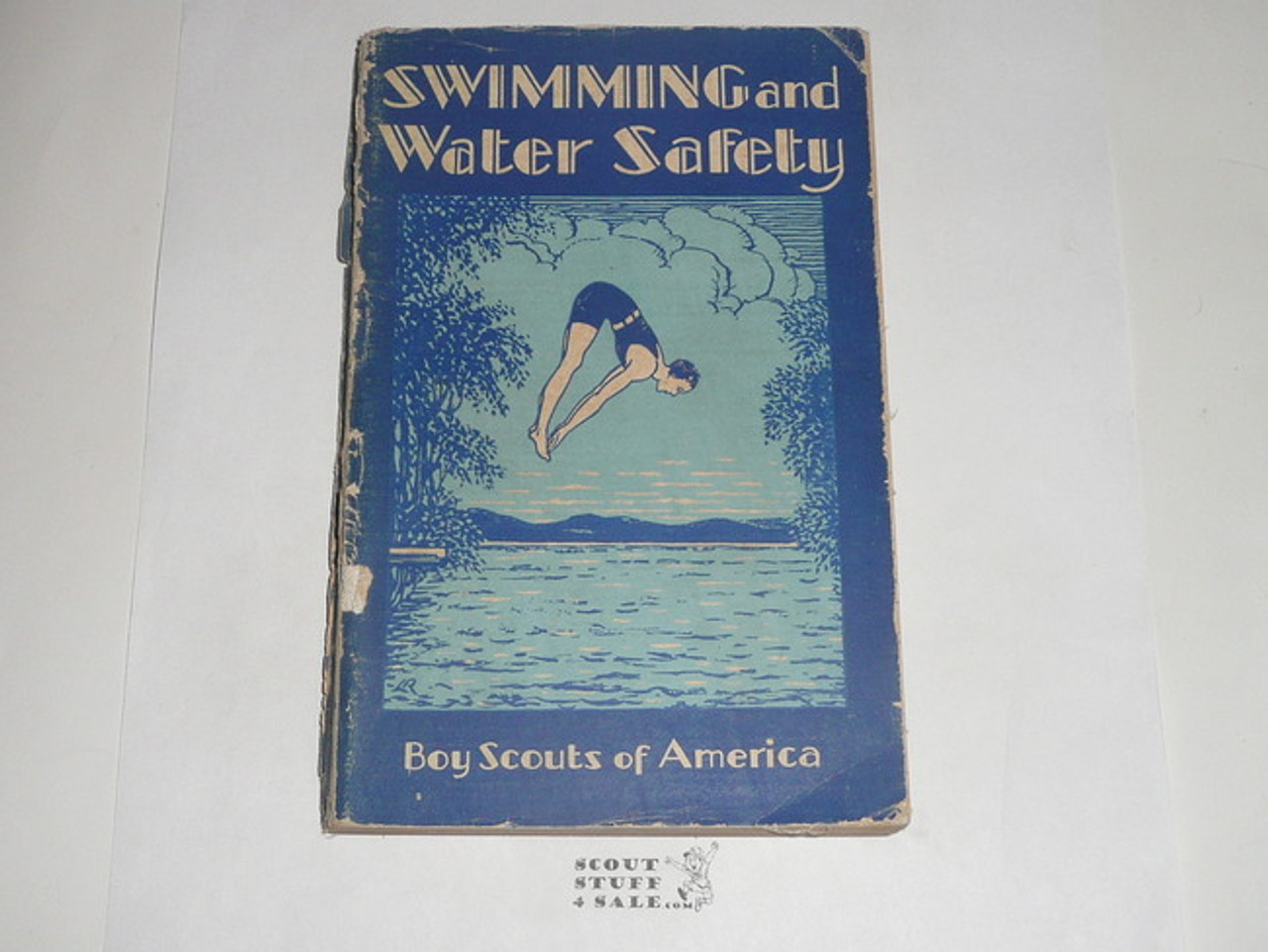 1931 Swimming and Water Safety, Third Edition, 1931 Printing, lite use