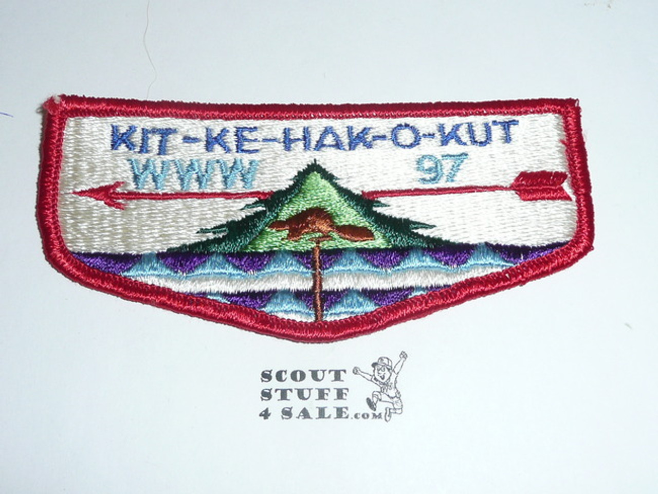 Order of the Arrow Lodge #97 Kit-Ke-Hak-O-Kut s1 First Flap Patch