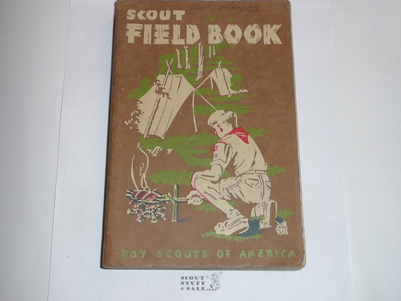1958 Boy Scout Field Book, First Edition, Thirteenth Printing, Lightly Used condition