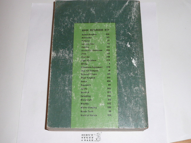 1967 Boy Scout Field Book, Second Edition, First Printing, used condition but solid copy