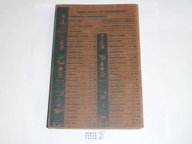 1957 Boy Scout Field Book, First Edition, Twelfth Printing, Lightly used condition