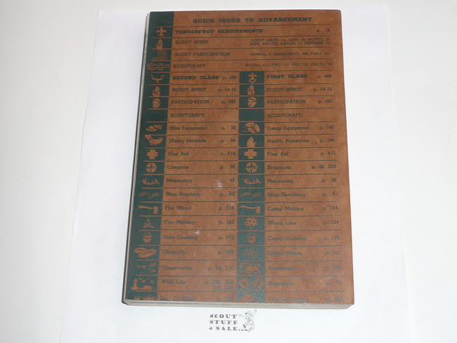 1955 Boy Scout Field Book, First Edition, Tenth Printing, MINT condition