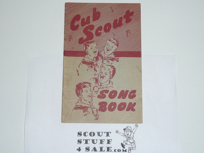 1947 Cub Scout Songbook, 12-47 Printing