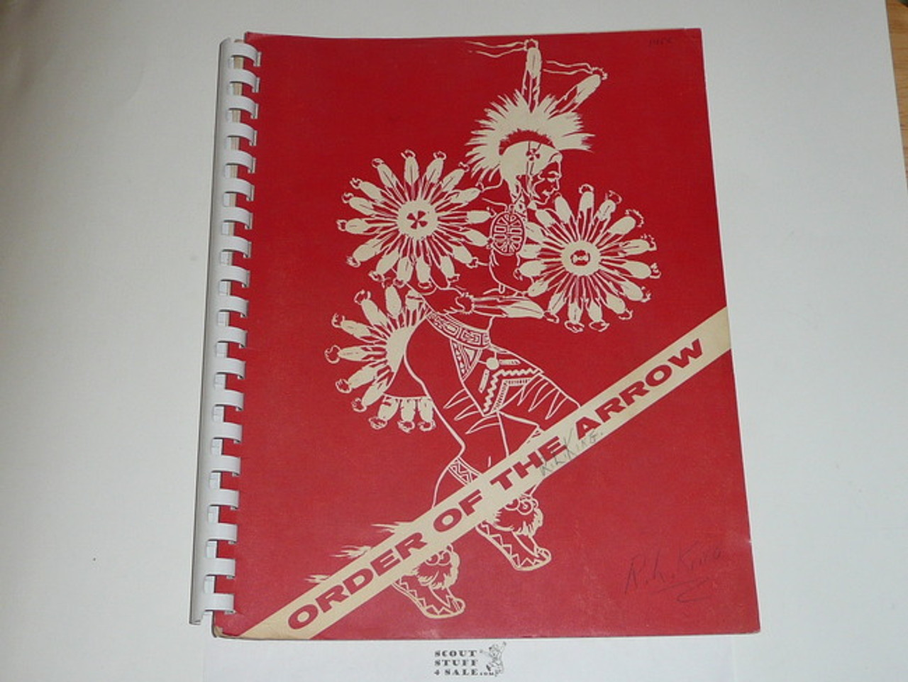 1956 Order of the Arrow Regional Training Course Workbook, lots of great information/data plus 1956 Summer & Winter National Bulletins AND National Accessory Catalog/order form